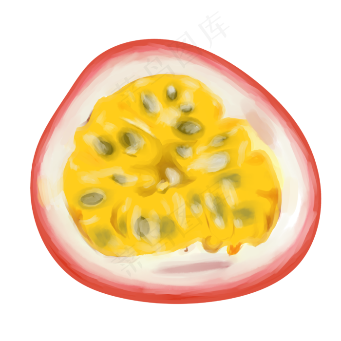 内部结构百香果(3000X3000(DPI:299))psd模版下载