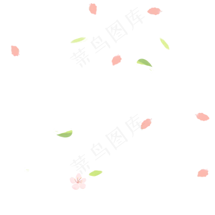 漂浮花瓣(2000X2000(DPI:300))psd模版下载