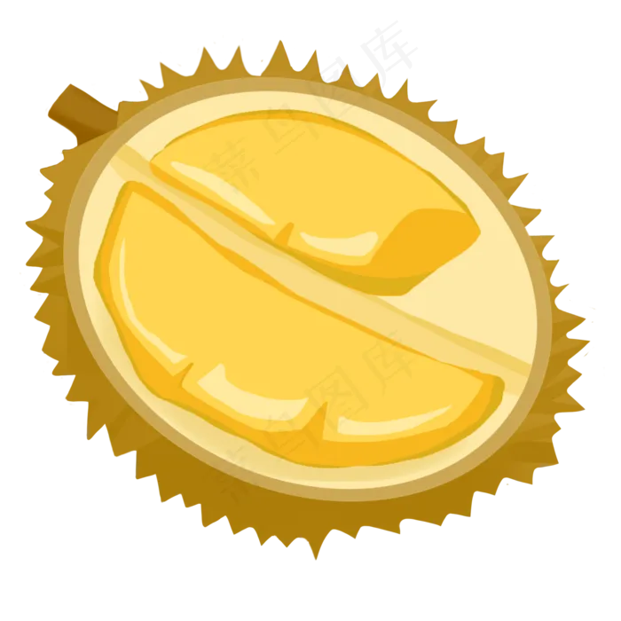 榴莲水果之王韶子(2000X2000(DPI:300))psd模版下载