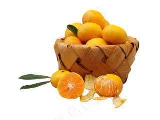 一筐蜜橘,免抠元素
