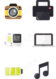 摄影剪辑相关视频图标,免抠元素