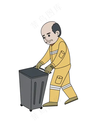 劳动节环卫工人图片