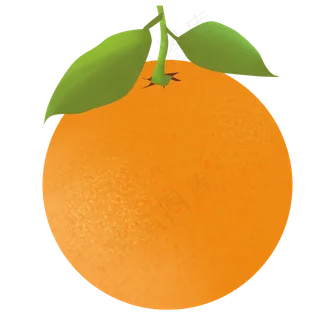 桔子水果维生素种植甜味,免抠元素