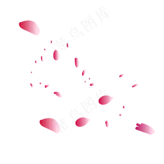 玫瑰花瓣漂浮