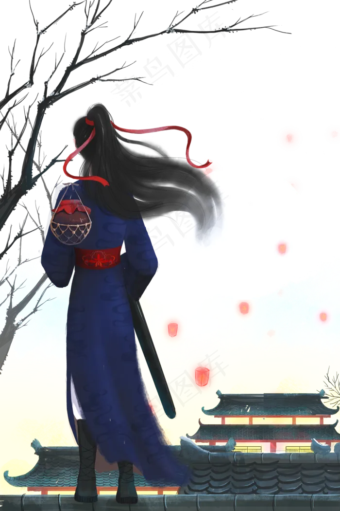 中国风古风仙侠(2827X1500(DPI:300))psd模版下载