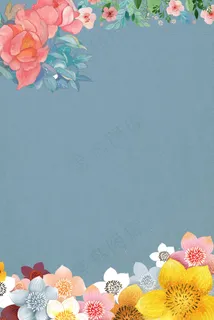 妇女节蓝色psd分层banner 妇女节蓝色psd分层banner