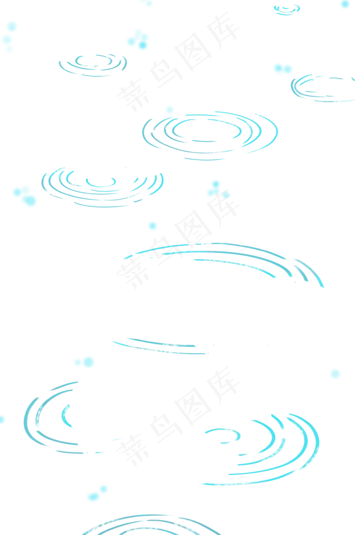 池塘涟漪水波纹下雨,免抠元素(3545*5315px 300 dpi )psd模版下载