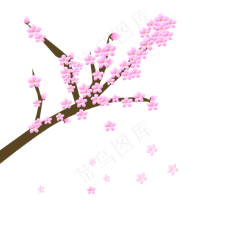 矢量免扣卡通花朵