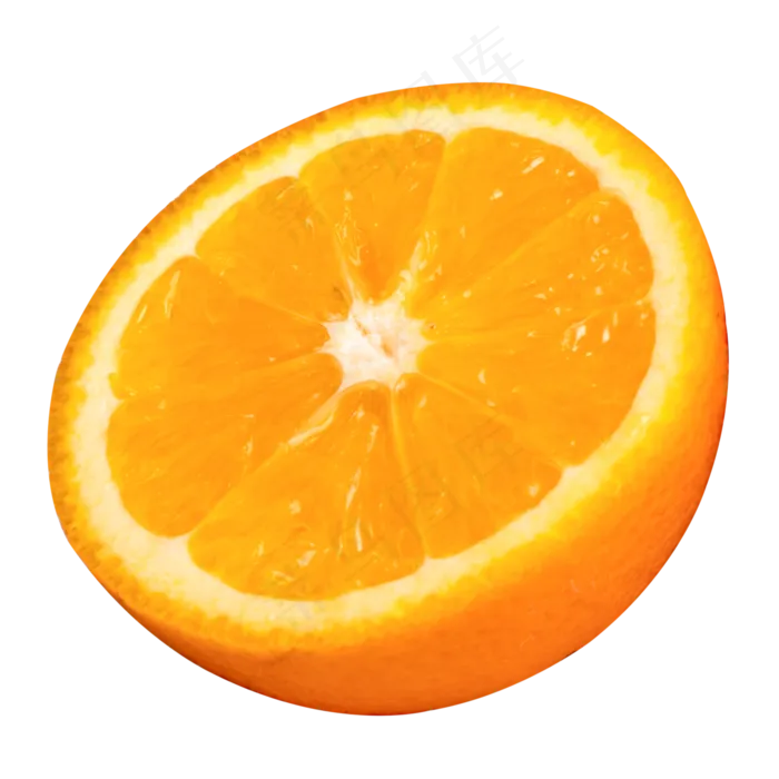 半块橙子(3000X3000(DPI:300))psd模版下载