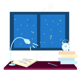 毕业季夜晚复习