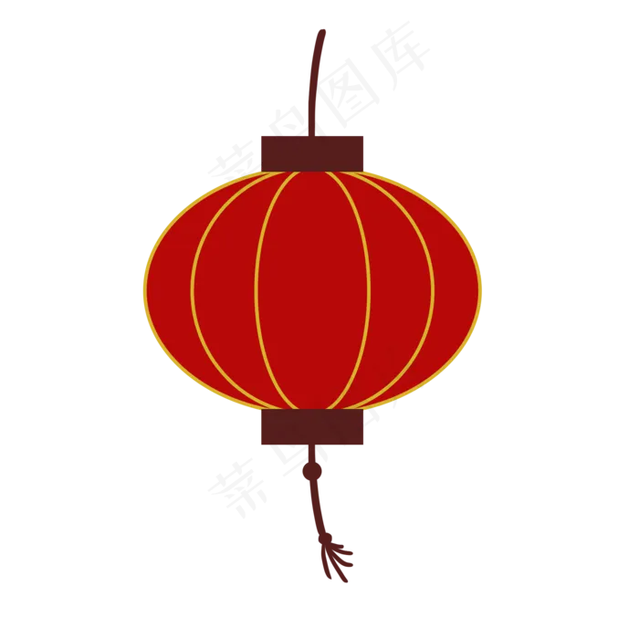 2020鼠年农历新年红色的灯笼电商�,免抠元素