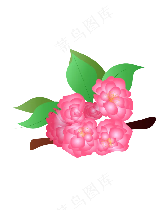 矢量免扣卡通梅花(4167*5208px 300 dpi )ai矢量模版下载