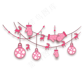圣诞节挂饰吊饰,免抠元素