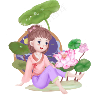 中国风系列荷塘月色