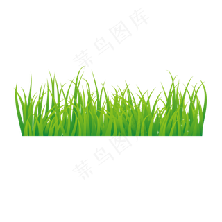 春季绿色绿草地清新元素,免抠元素