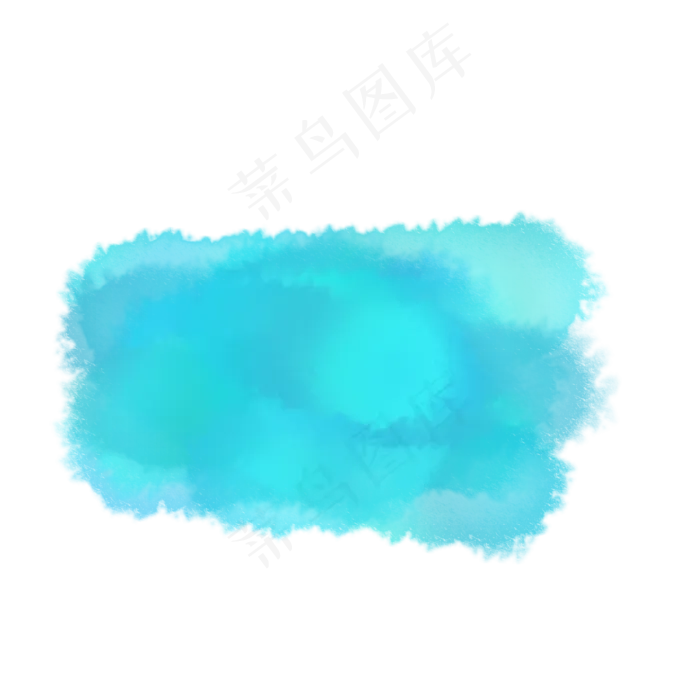 矢量蓝色水彩墨染图(2000*2000px 72 dpi )ai矢量模版下载