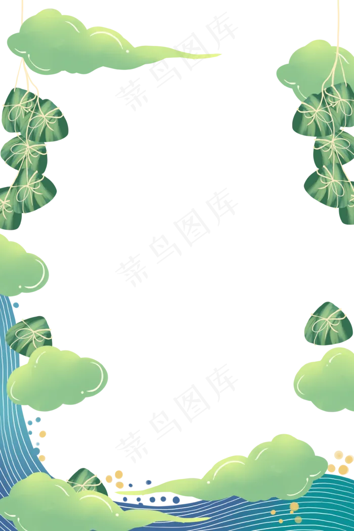 粽子边框(3543X5315(DPI:299))psd模版下载