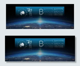 区块链货币创意合成