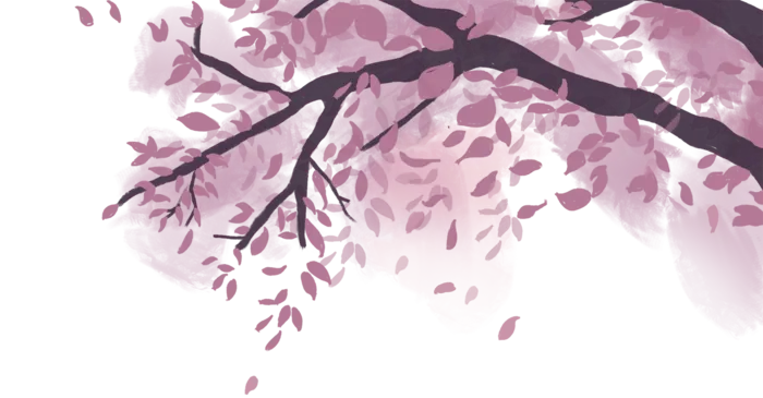 卡通手绘紫色装饰叶子设计(1500X783(DPI:300))psd模版下载