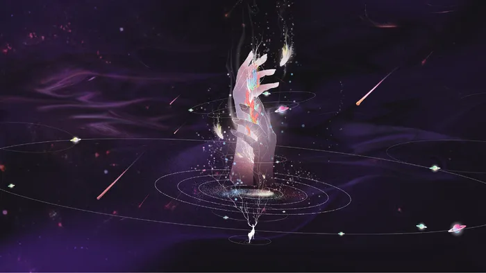 星空下的梦想 与我相伴(2880X1620(DPI:300))psd模版下载