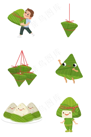 可爱创意端午节粽子