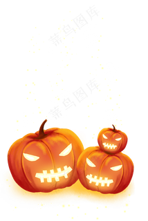 万圣节南瓜怪与幽灵,免抠元素