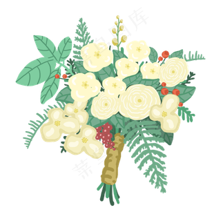 手捧花PNG免抠图