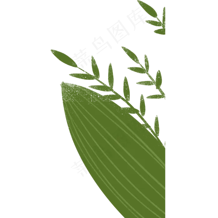 绿叶春季自然植物
