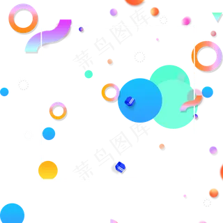 618电商流体渐变主题装饰免抠图