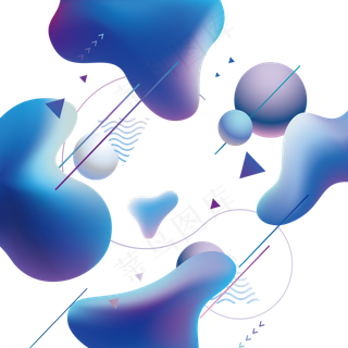 618彩色流体渐变618炫彩流体酷炫不,免抠元素