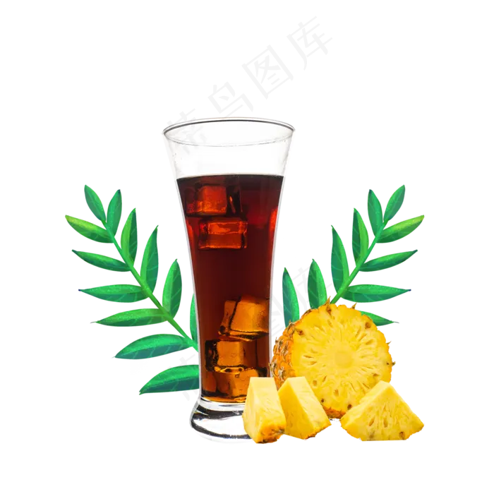 夏日可乐水果冰饮(2000X2000(DPI:300))psd模版下载