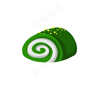 六一儿童节零食蛋糕绿色