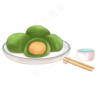 甜食青团