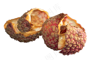 热带水果荔枝皮