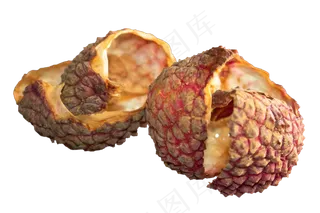 热带水果荔枝皮