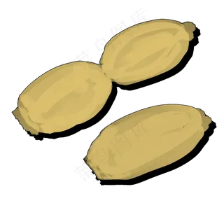 植物绿色食物黄色