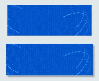 商务科技数字化代码平面广告