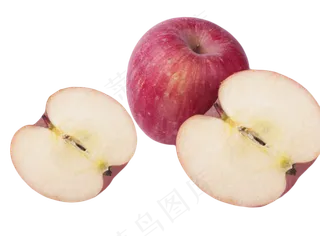 平安夜苹果红色喜庆,免抠元素