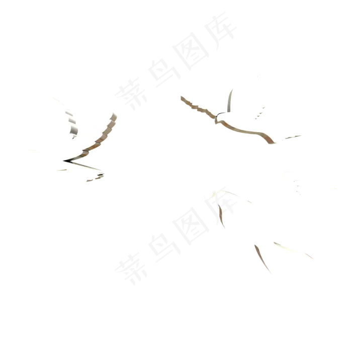 三只和平鸽(2000X2000(DPI:300))psd模版下载