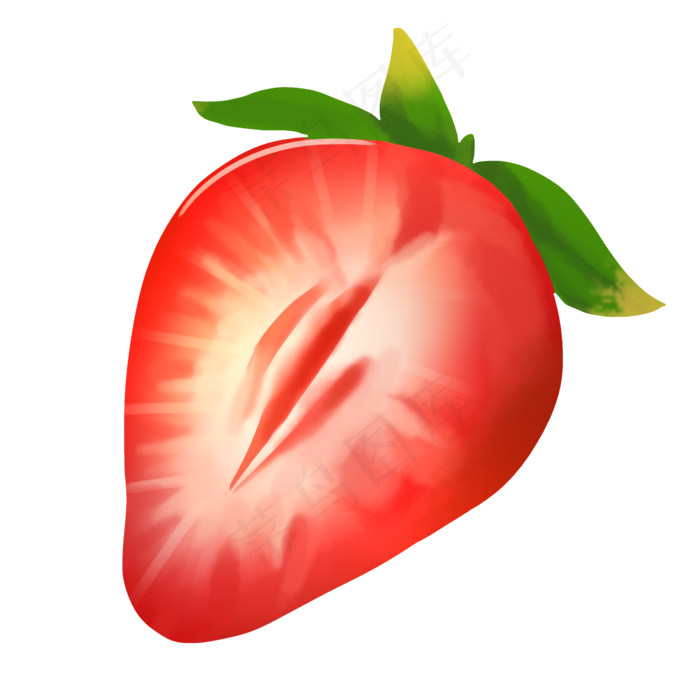 夏季水果草莓(2000X2000(DPI:300))psd模版下载
