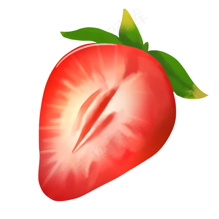 夏季水果草莓(2000X2000(DPI:300))psd模版下载