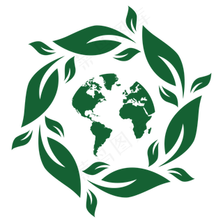 绿色环保绿色地球,免抠元素
