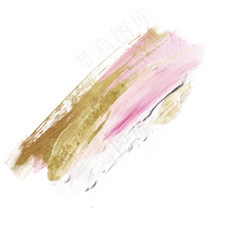 彩色金箔划痕印记,免抠元素