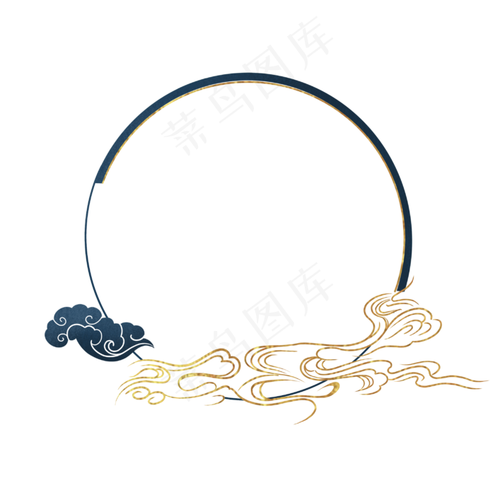 中国风简约圆环