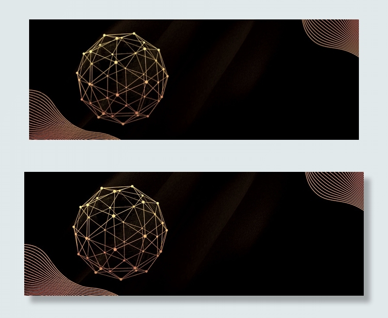 PPT黑金星空背景