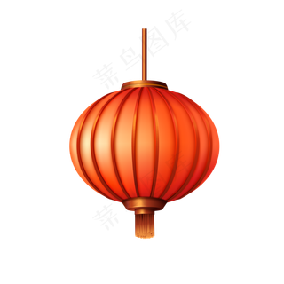 新年2020年鼠年喜庆红色灯笼,免抠元素