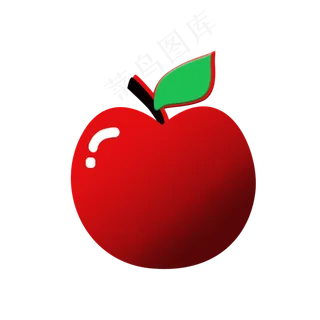 夏季卡通水果苹果png下载