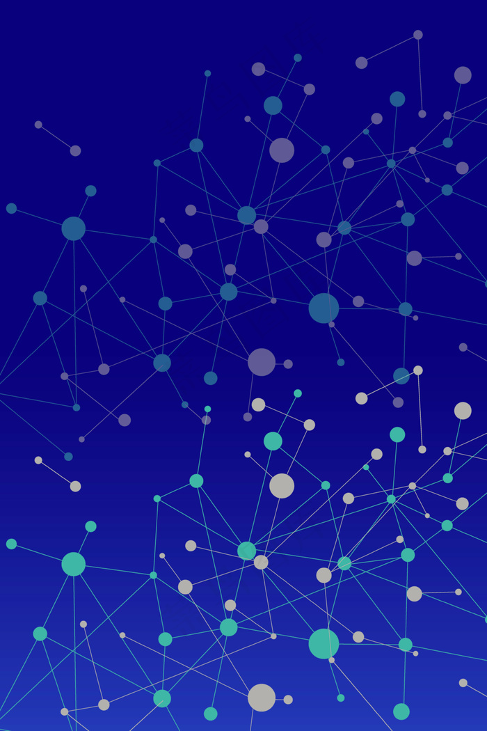 商务科技网络连接背景