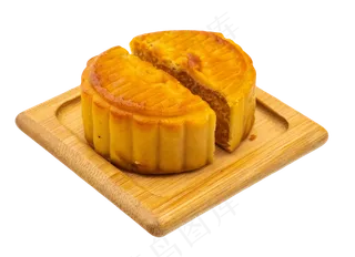 香橙口味月饼,免抠元素