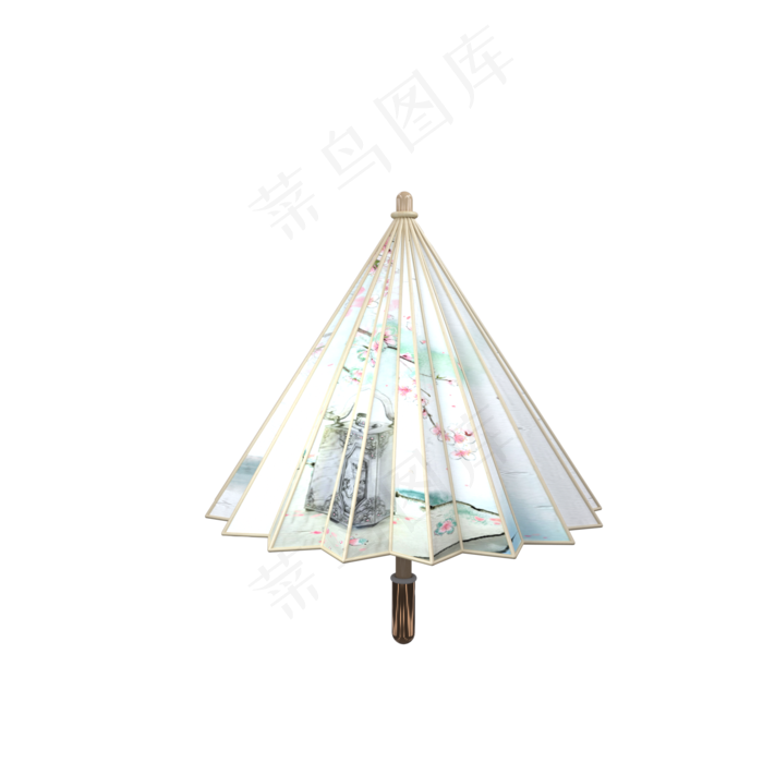 古风传统中国雨伞,免抠元素